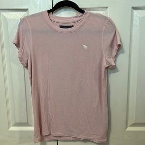 Abercrombie and Fitch baby pink shirt